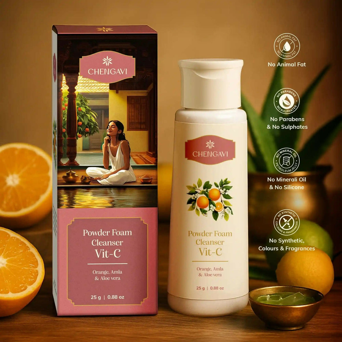 Chengavi Powder Foam Cleanser Vit-C