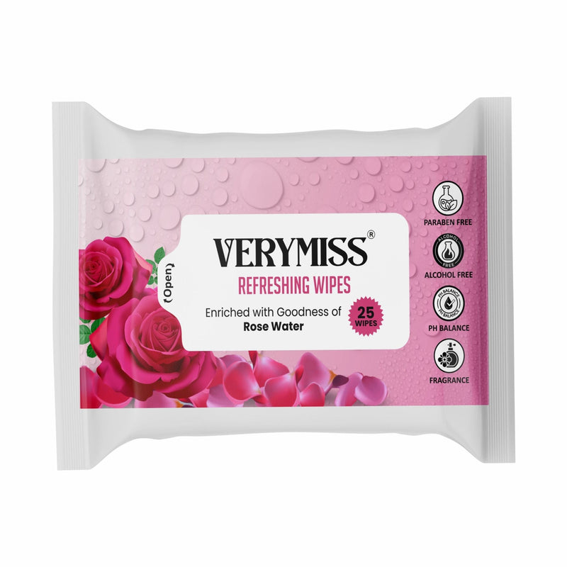 VERYMISS Rose Refreshing Face Wipes