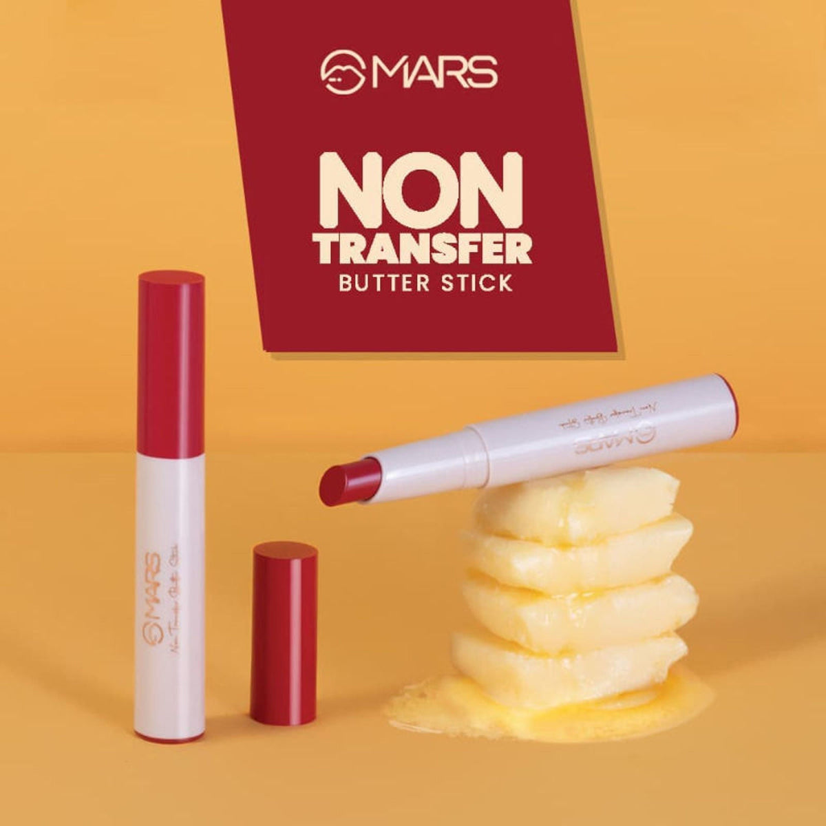 MARS Cosmetics Non Transfer Butter Stick - 15 Running Late