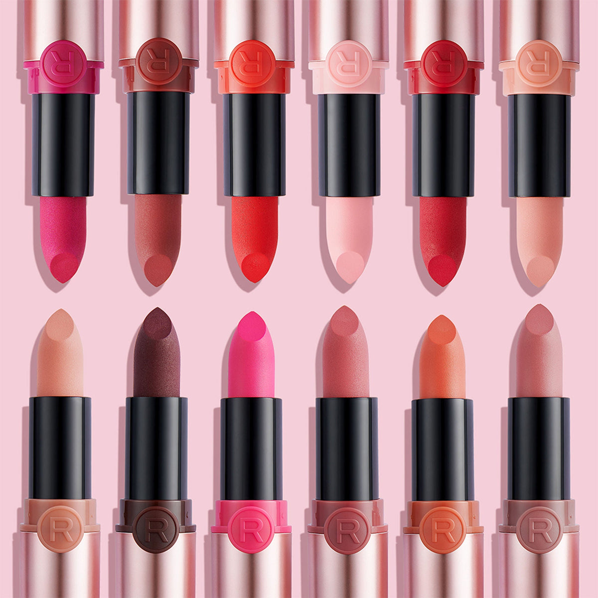 Revolution Powder Matte Lipstick - Teddy