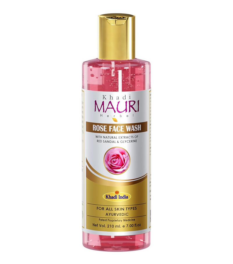 Khadi Mauri Herbal Rose Face Wash