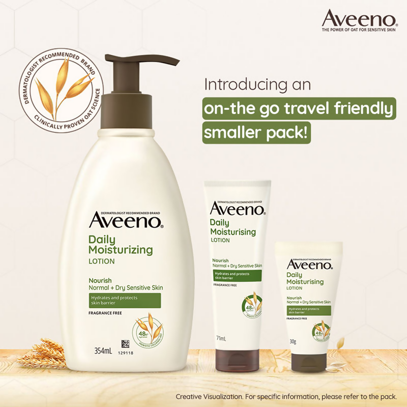 Aveeno Daily Moisturising Lotion - Natural Oat Body Moisturizer