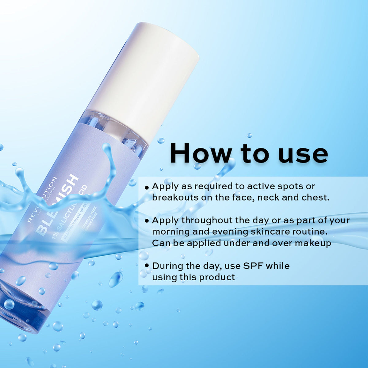 Makeup Revolution Skincare Anytime Anywhere 1% Salicylic Acid Blemish Touch Up Stick
