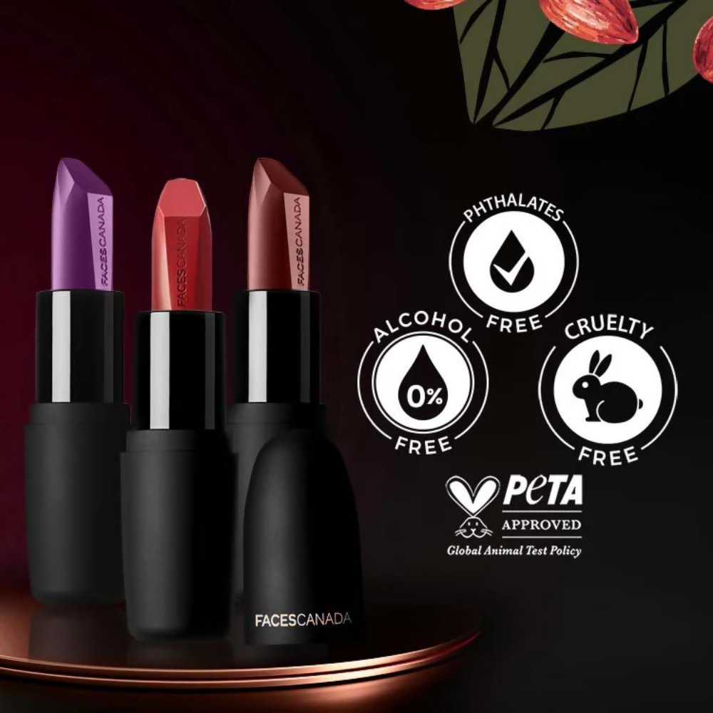 Faces Canada Weightless Matte Finish Lipstick - Flamboyant Plum 12