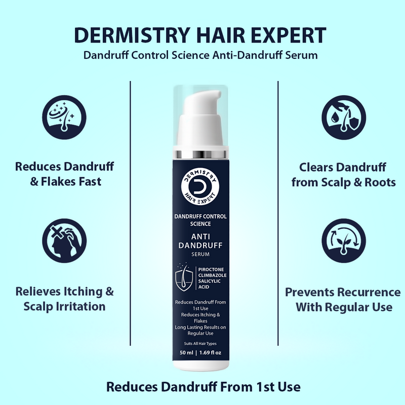 Dermistry Anti-Dandruff Control Hair Mask & Serum Combo