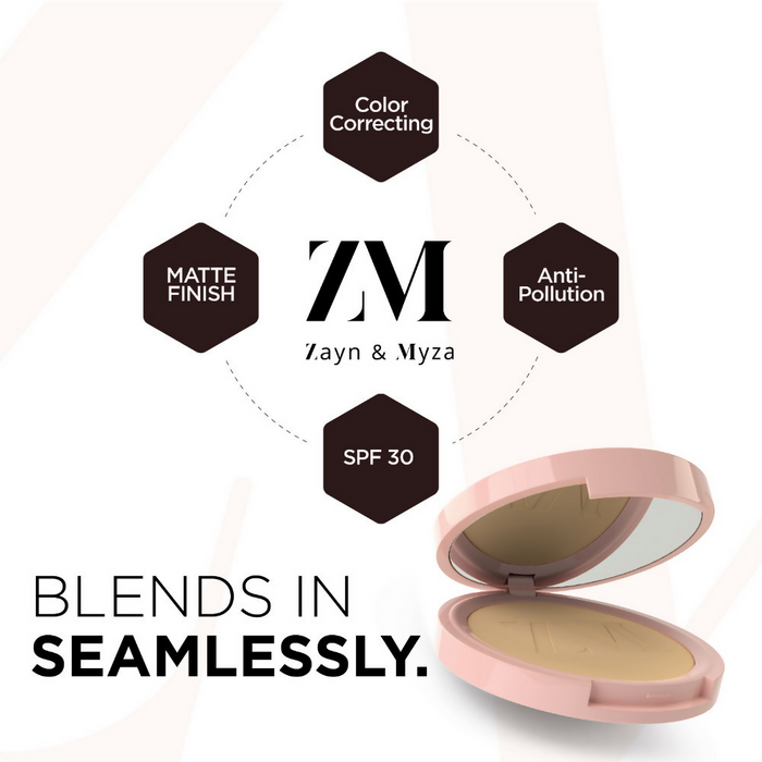 Zayn & Myza Pollution Defense CC with SPF 30 Compact Warm Beige