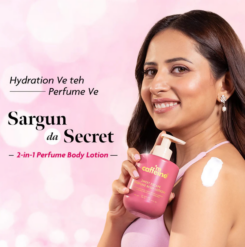 mCaffeine Pink Glow Set (Guava Body Wash & Sweet Escape Body Lotion)