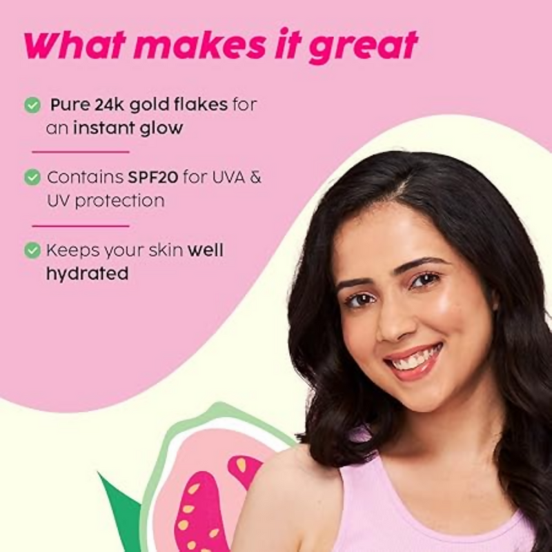 PLIX The Plant Fix Guava Glowy Kit With 24K Gold Dewy Serum & SPF 20 Moisturizer