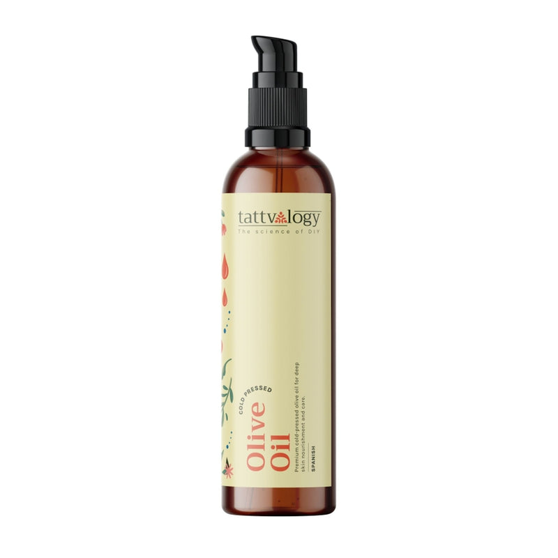 Tattvalogy Hexane -Free Olive Oil -Deeply Nourishing for Healthy Hair & Glowing Skin, all Naturally