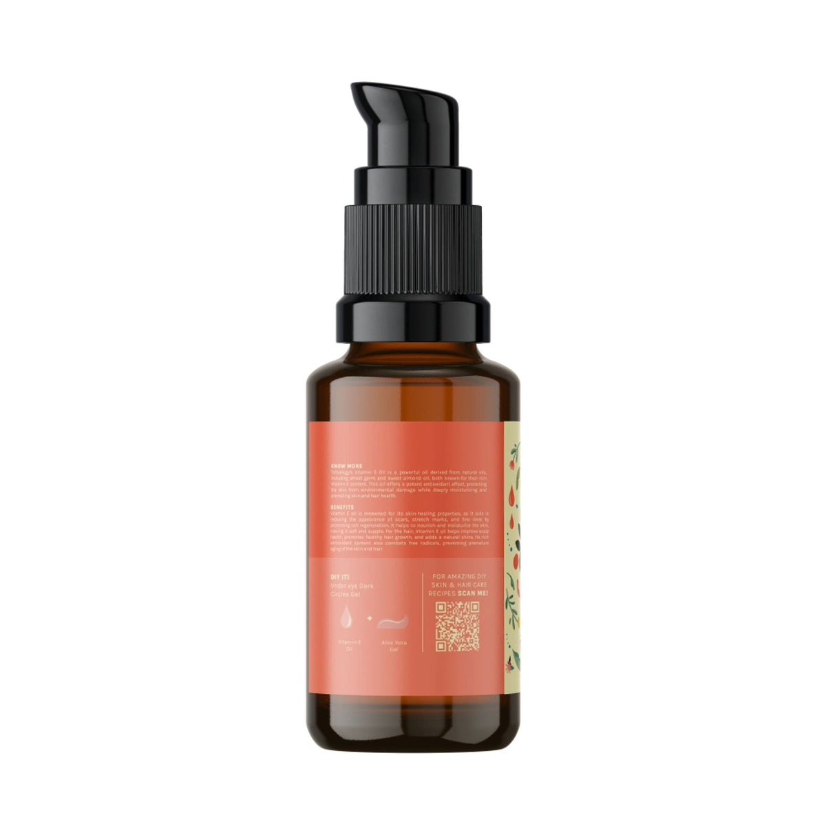 Tattvalogy Pure Vitamin-E Oil -Natural Source, Evens Skin Tone, Reduces Pigmentation & Nourish Hair