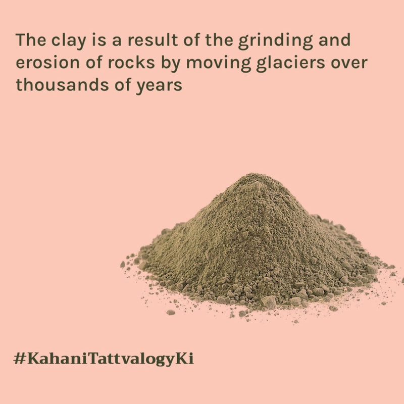 Tattvalogy Glacial Marine Cleansing Clay -Detoxifies, Tightens Pores & Revitalizes Dull Skin Natural