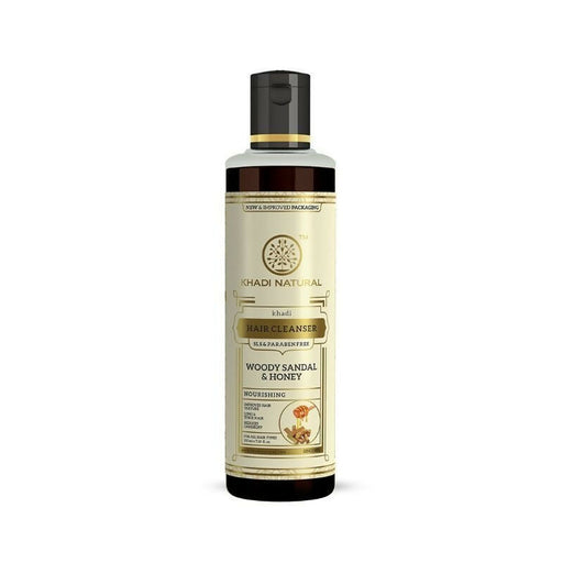 Khadi Natural Woody Sandal & Honey Hair Cleanser