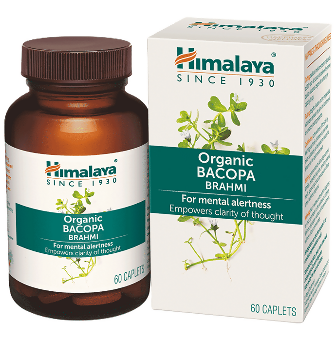 Himalaya Herbals Organic Bacopa Brahmi Caplets