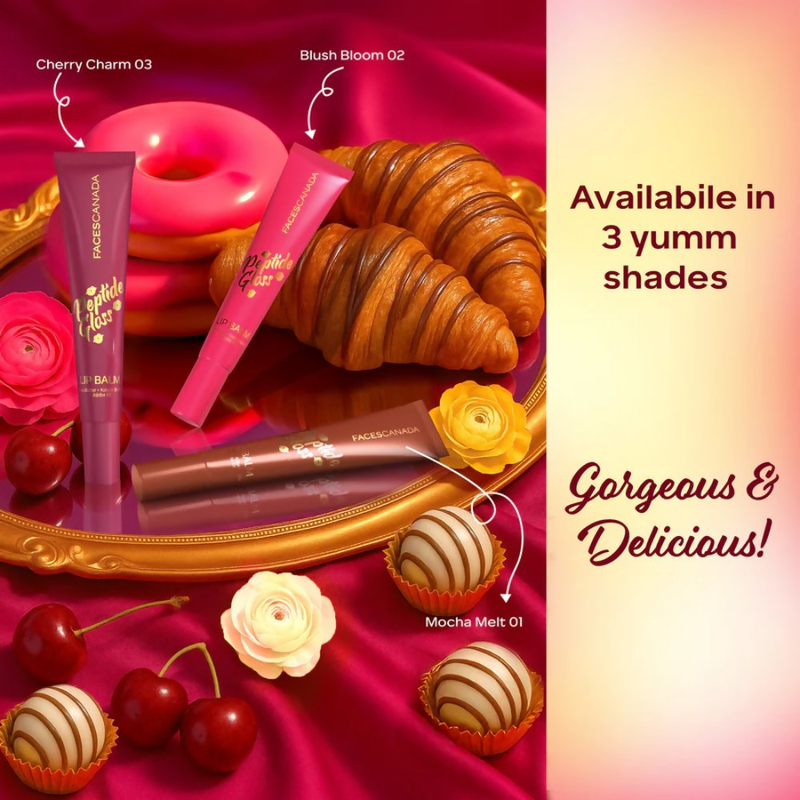 Faces Canada Peptide Gloss Lip Balm - Cherry Charm 03