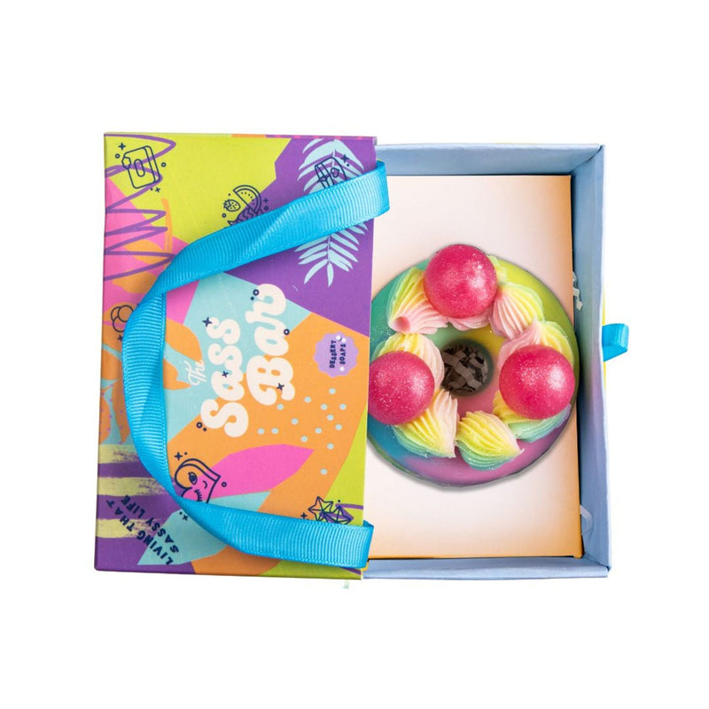 The Sass Bar Cherry Glazed Donut Soap