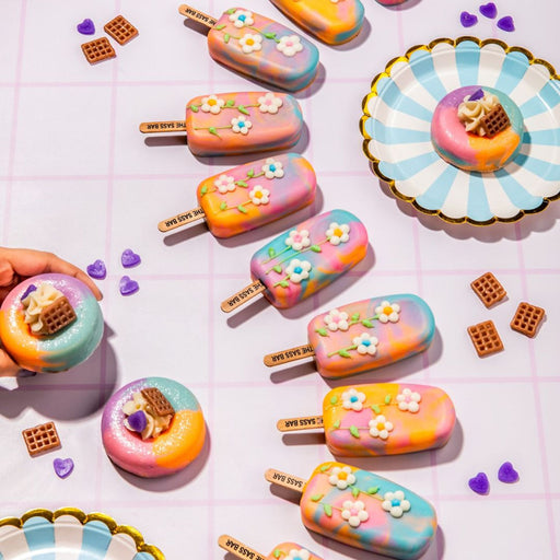 The Sass Bar Gardenia Bloom Popsicle Soap