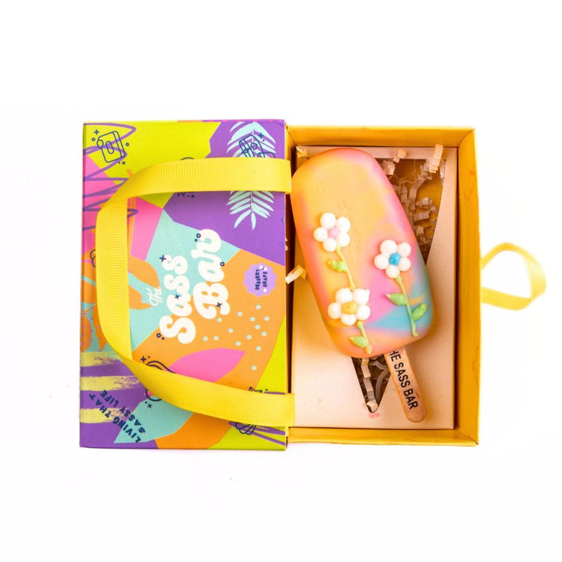 The Sass Bar Gardenia Bloom Popsicle Soap