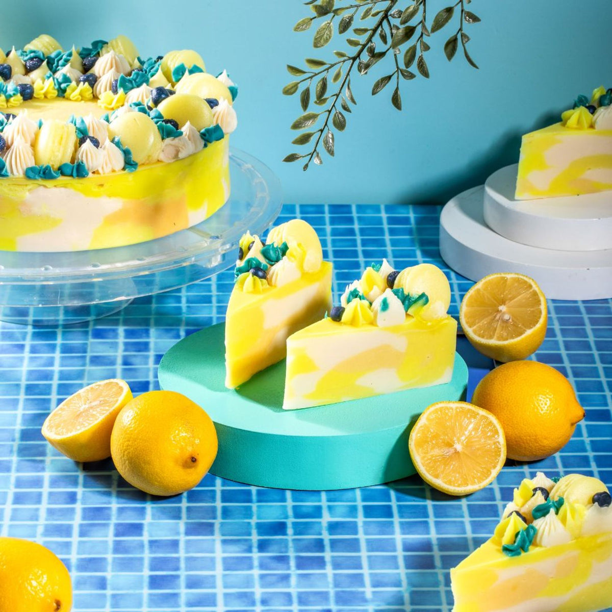 The Sass Bar Lemon Blueberry Cake Soap