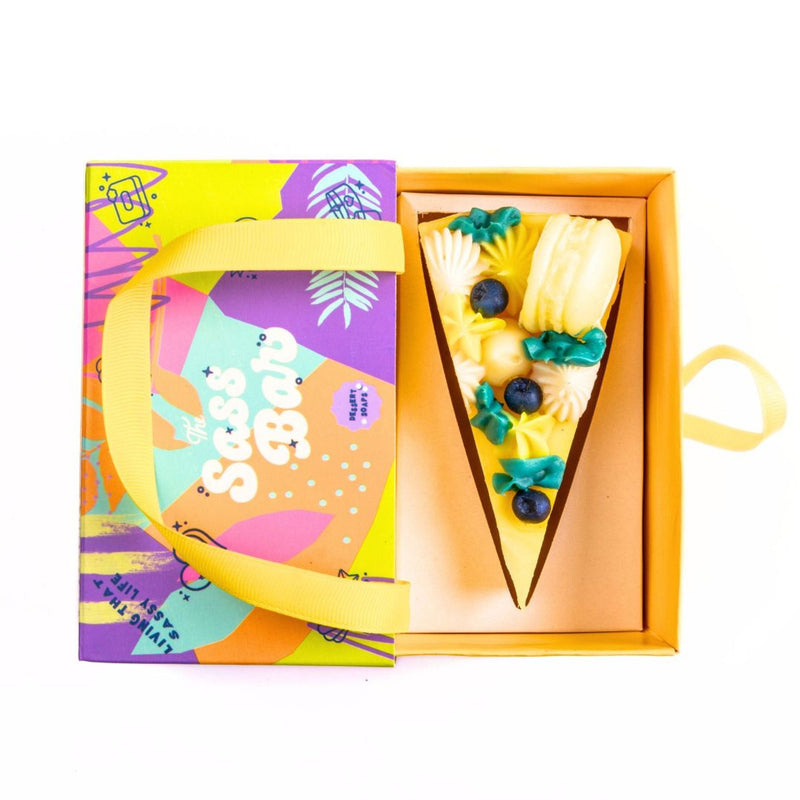 The Sass Bar Lemon Blueberry Cake Soap