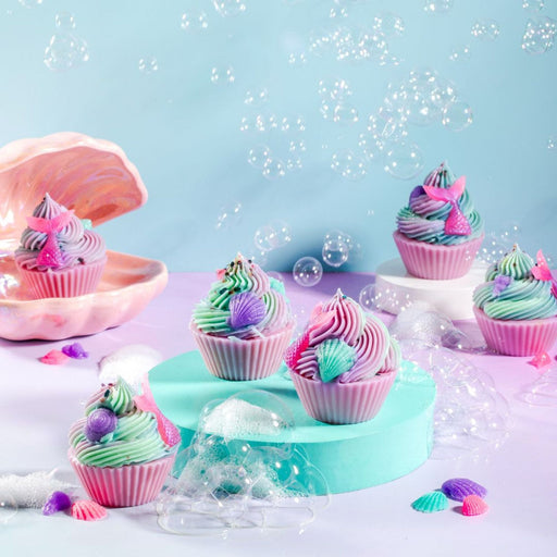 The Sass Bar Mermaid Lagoon Cupcake Soap