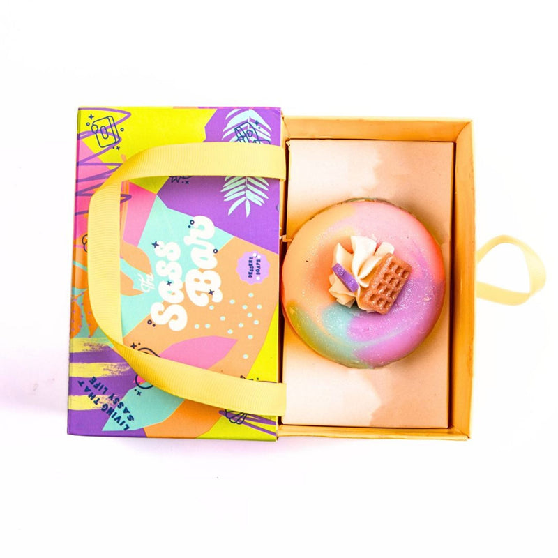 The Sass Bar Whipped Cream Sunset Donut Soap