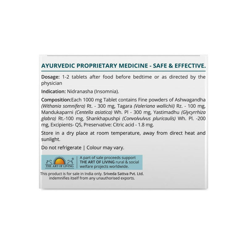 Sri Sri Tattva Deep-Slp Sleep Well Tablets