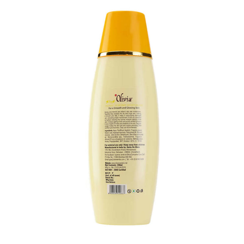 Olivia Honey Almond Moisturizer
