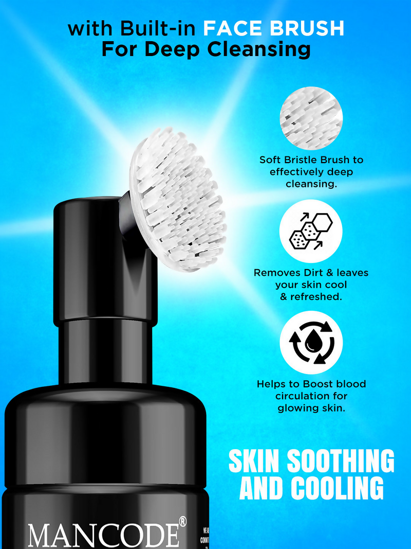 Mancode Refreshing Mint Cool Foaming Face Wash