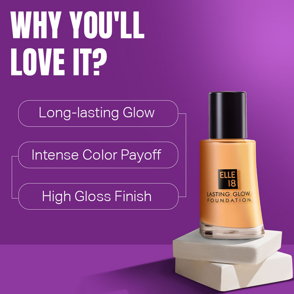 Elle 18 Lasting Glow Foundation - 03 Shell