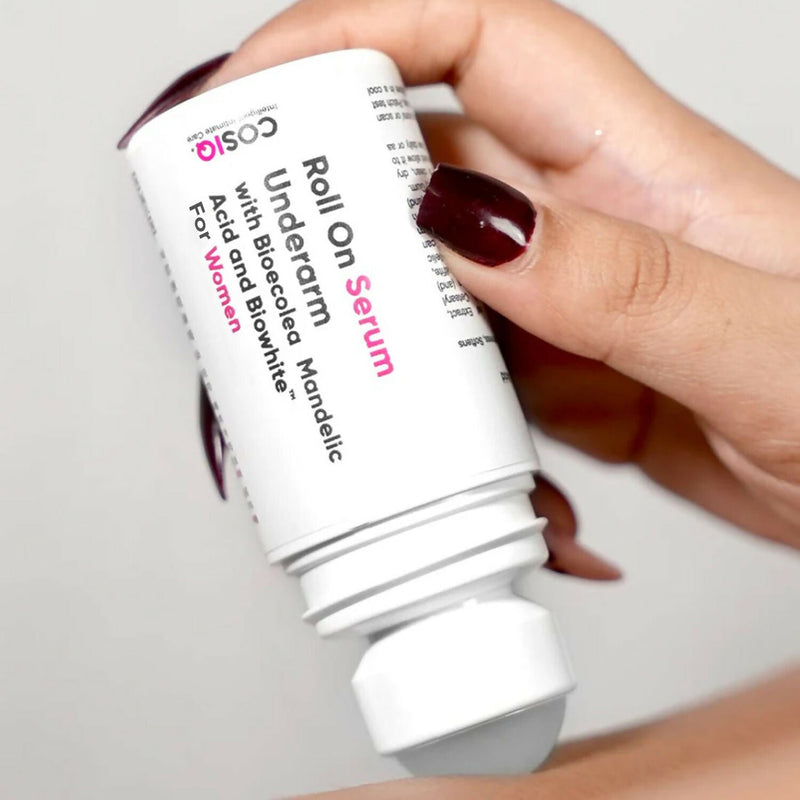 Cos-IQ Brightening Underarm Roll On Serum For Women, With Bioecolea, Mandelic Acid and Bio White