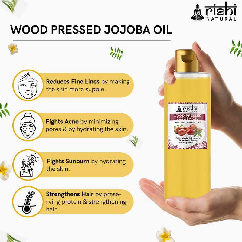 Rishi Natural Jojoba Oil Wood-Pressed
