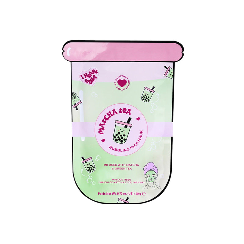 Makeup Revolution Bubble Tea Matcha Tea Bubble Sheet Mask - Matcha Green