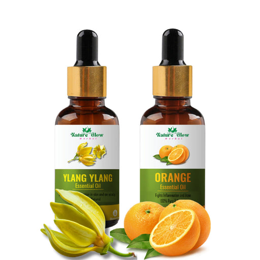 Nature Glow Herbal Ylang Ylang & Orange Essential Oil Combo