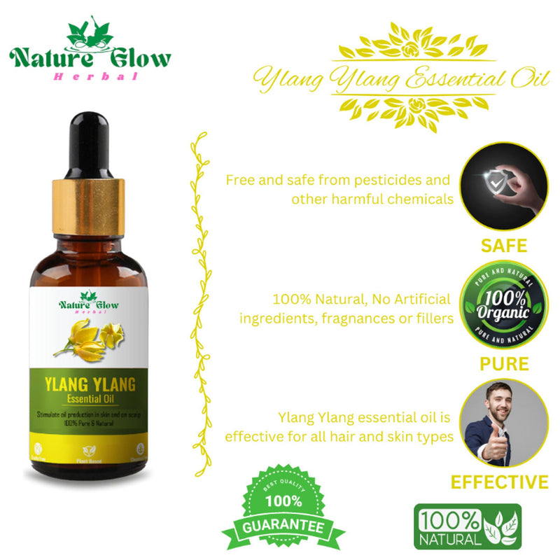 Nature Glow Herbal Ylang Ylang & Orange Essential Oil Combo