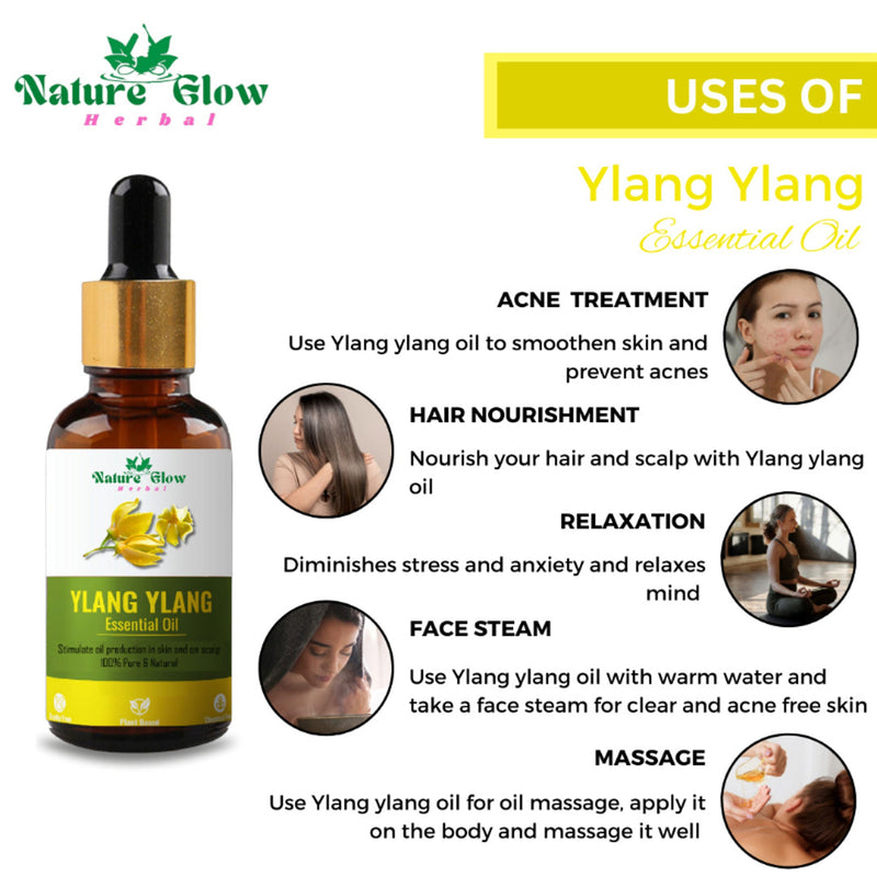 Nature Glow Herbal Ylang Ylang & Orange Essential Oil Combo