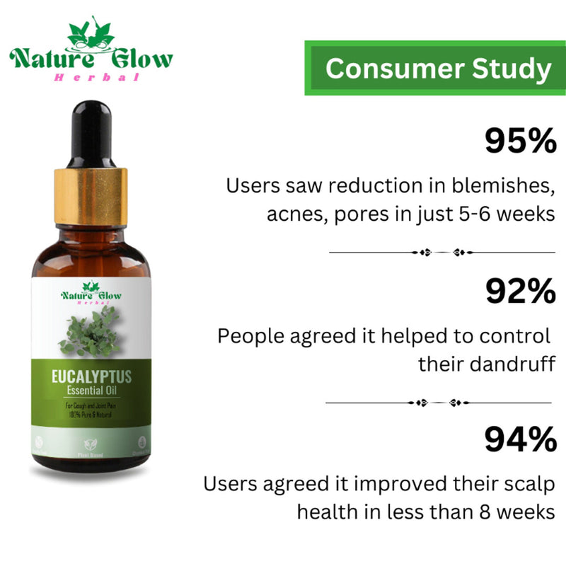 Nature Glow Herbal Lavender & Rosemary & Eucallypatus Essential Oil Combo