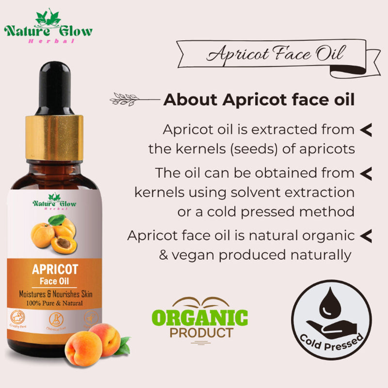 Nature Glow Herbal Apricoat & Rosehip Facial Oil Combo