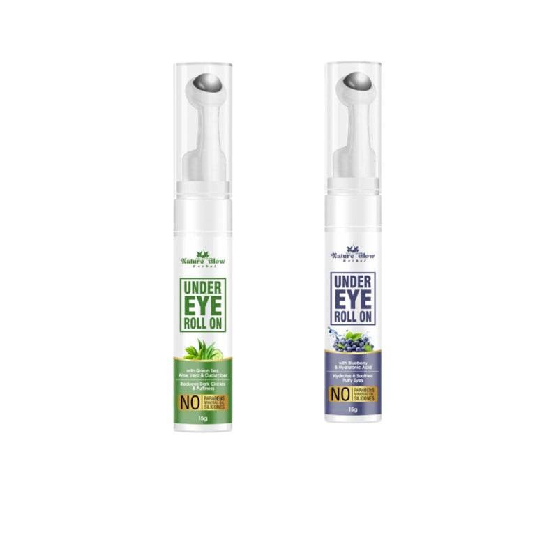 Nature Glow Herbal Under Eye Gel Roll Combo