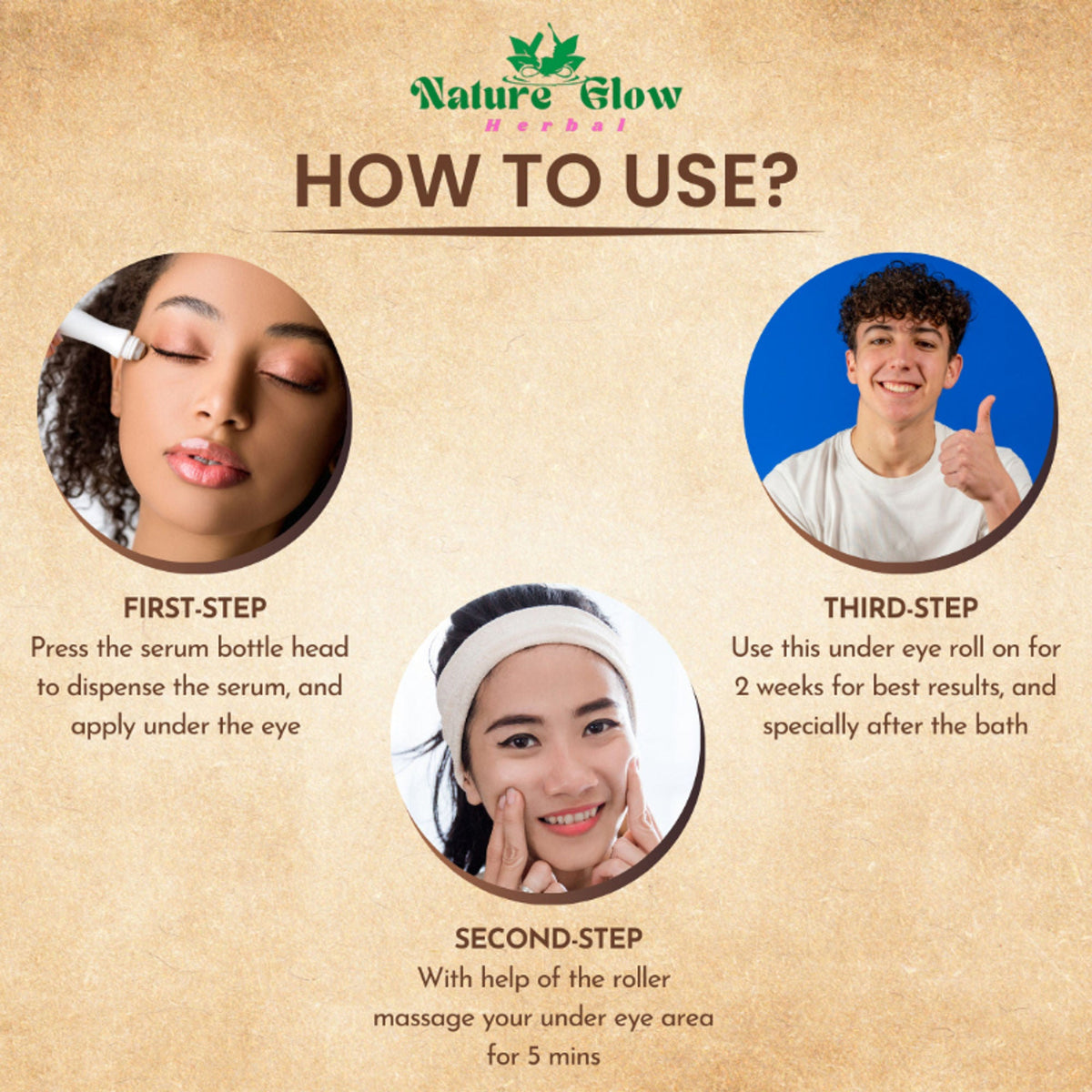 Nature Glow Herbal Under Eye Gel Combo