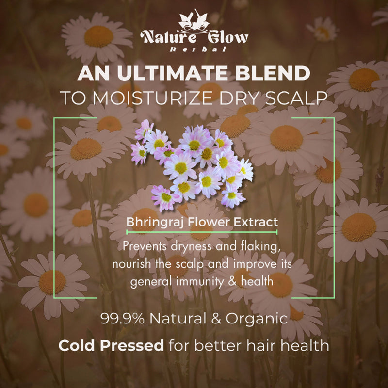 Nature Glow Herbal Bhringraj & 4 In 1 Hair Oil Combo