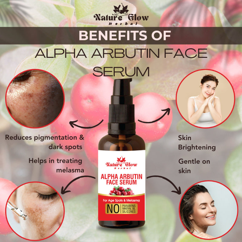 Nature Glow Herbal Alpha Arbutin Face Serum
