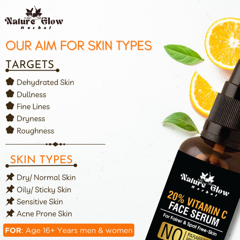 Nature Glow Herbal 20% Vitamin C Serum