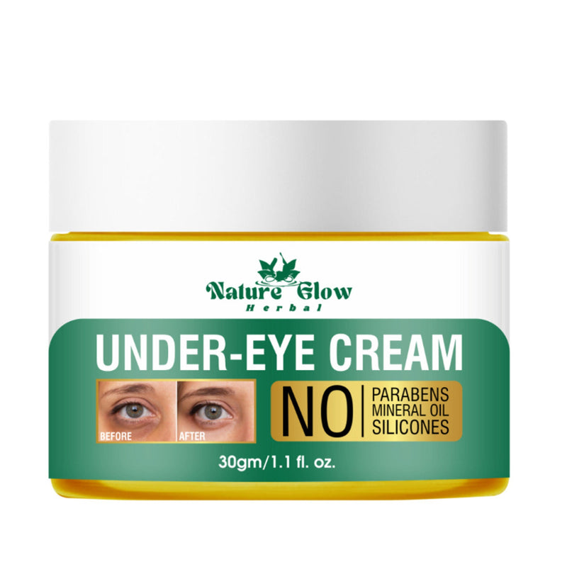Nature Glow Herbal Under Eye Cream, Brighten, Hydrate