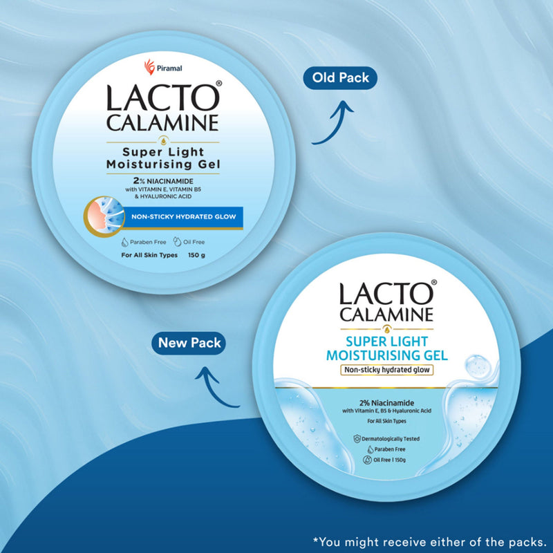 Lacto Calamine Super Light Face Moisturizer Gel For Oily Skin & Hydrated Glow