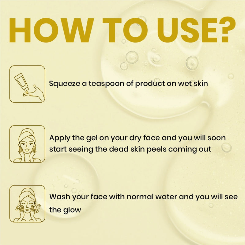 Matt Look Instant Tan Removal With Almond & Honey Dead Skin Removal Gel