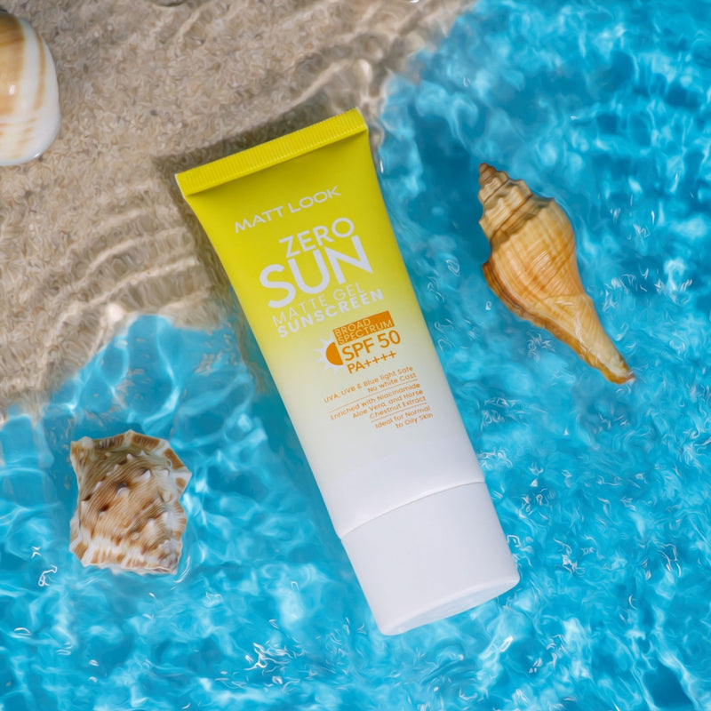 Matt Look Zero Sun Matte Gel SPF 50 PA++++ Sunscreen