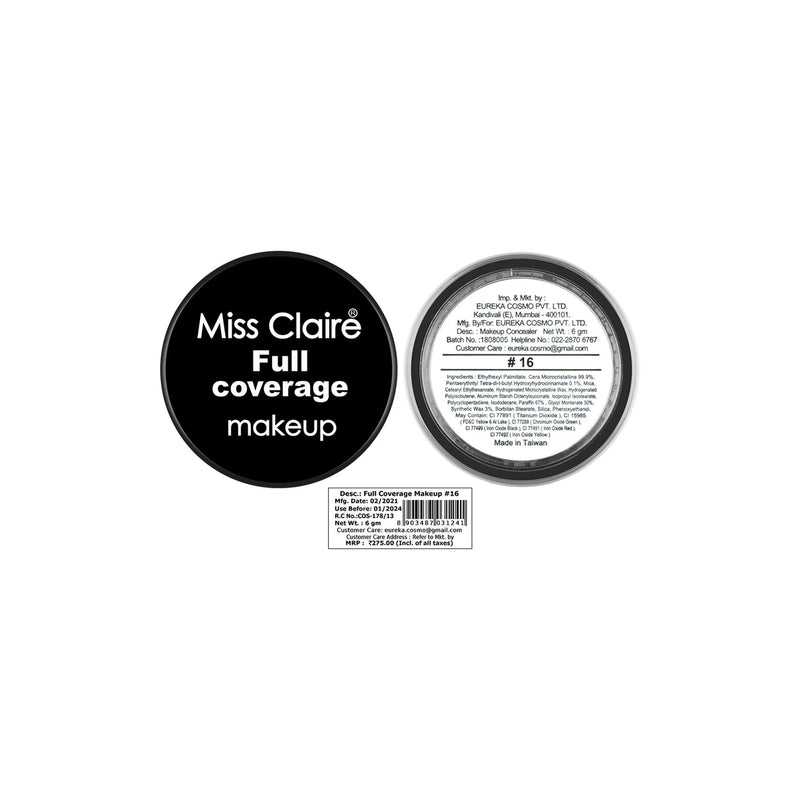 Miss Claire Full Coverage Makeup + Concealer - 16
