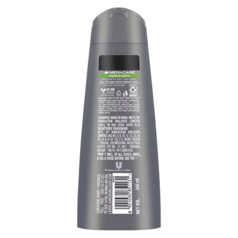 Dove Men +Care Fresh & Clean 2 In 1 Shampoo + Conditioner