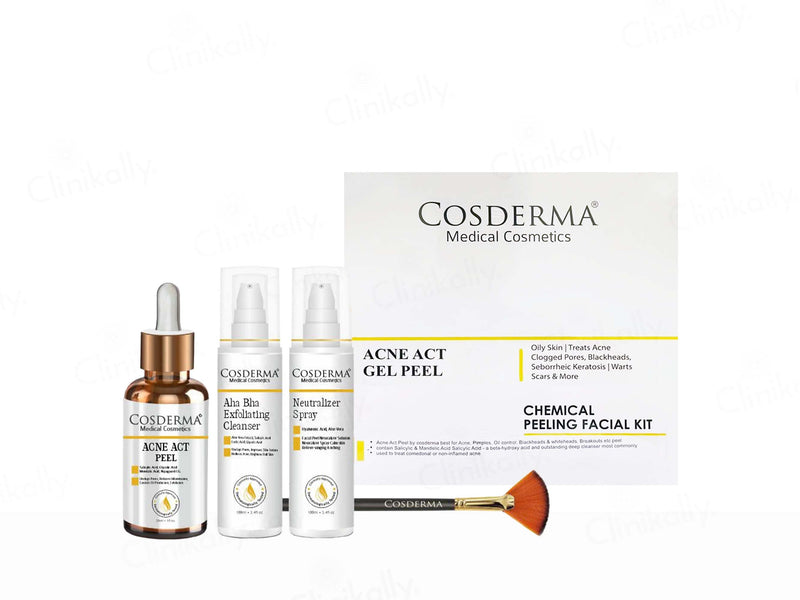 Cosderma Acne Act Gel Peel Chemical Peeling Facial Kit