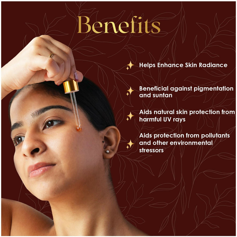 AVP Ayurveda Kanaka Thailam Day Serum Infused with Beauty Berry and Sandalwood, Ayurvedic Herbal Face Oil